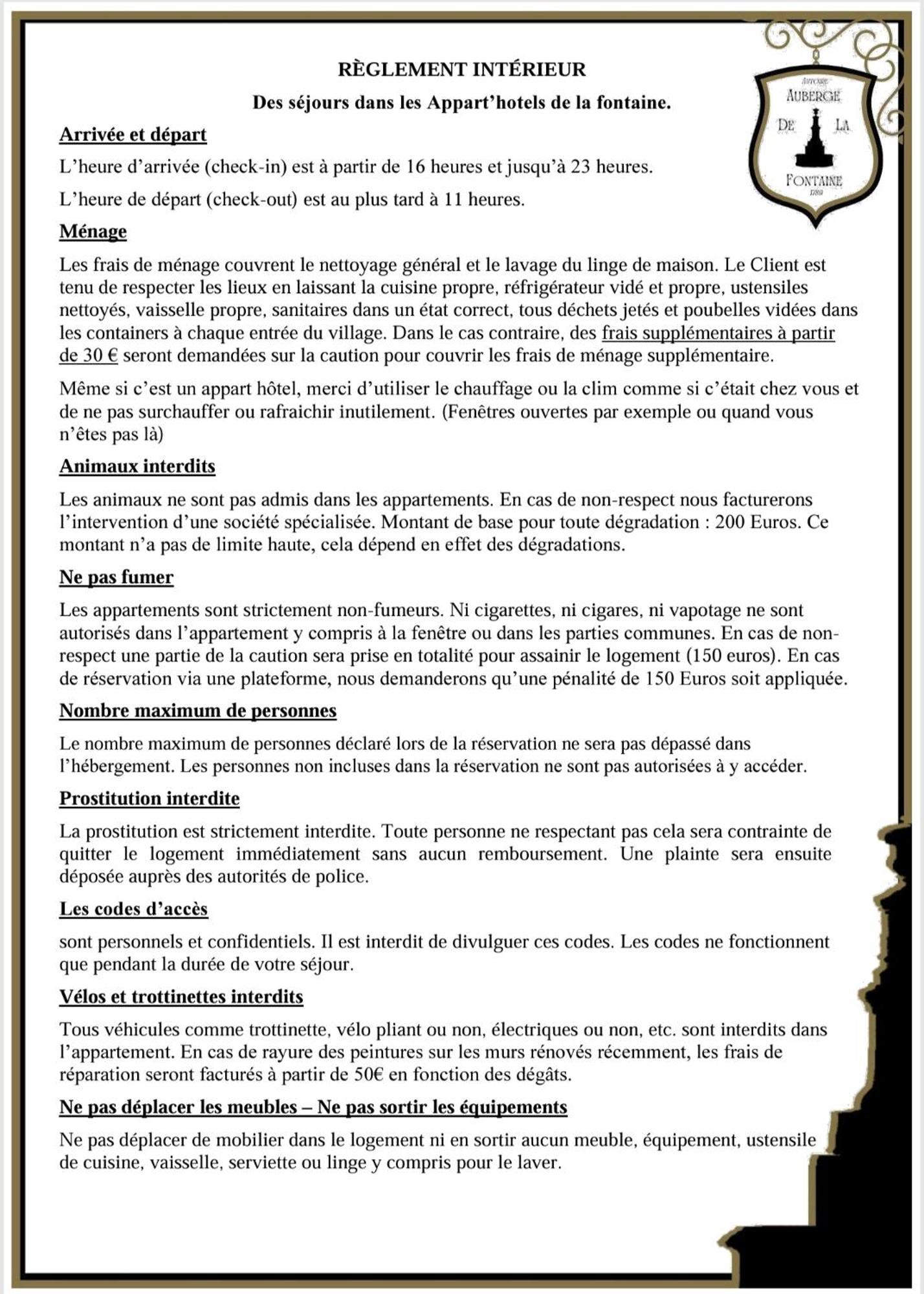 Les Appart'Hotels De La Fontaine 오토얼 외부 사진